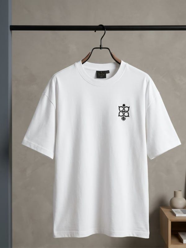 Frère d’Âme — T-shirt Oversize Signature Blanc